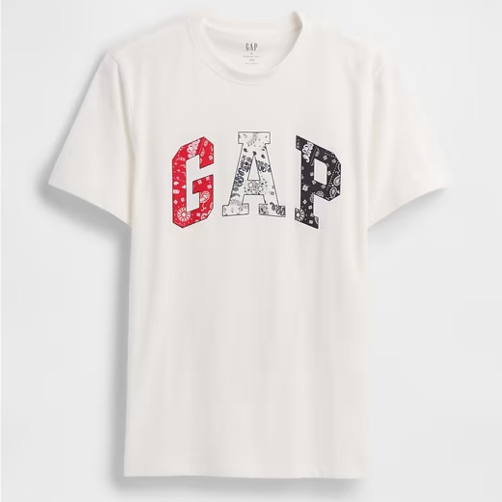 GAP White Logo Tee